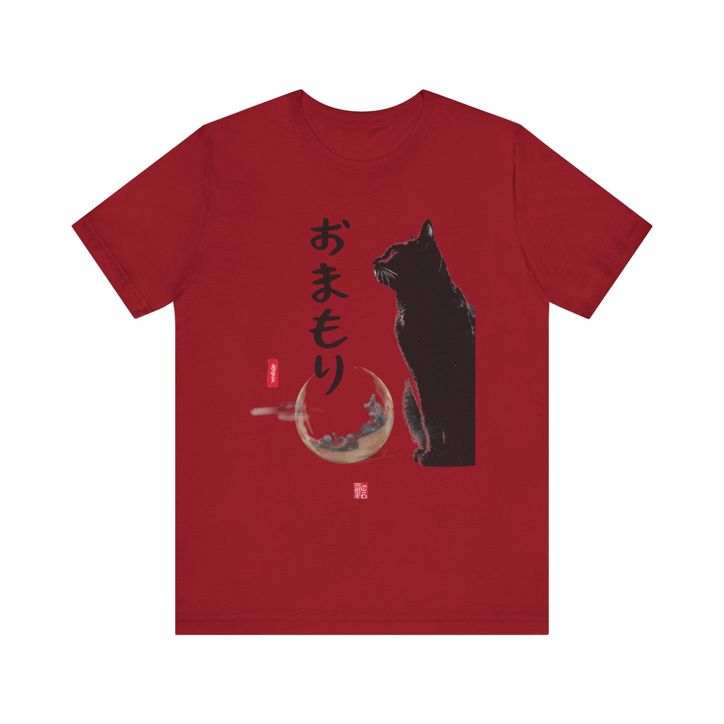 Japanese Guardian Cat Art Tee