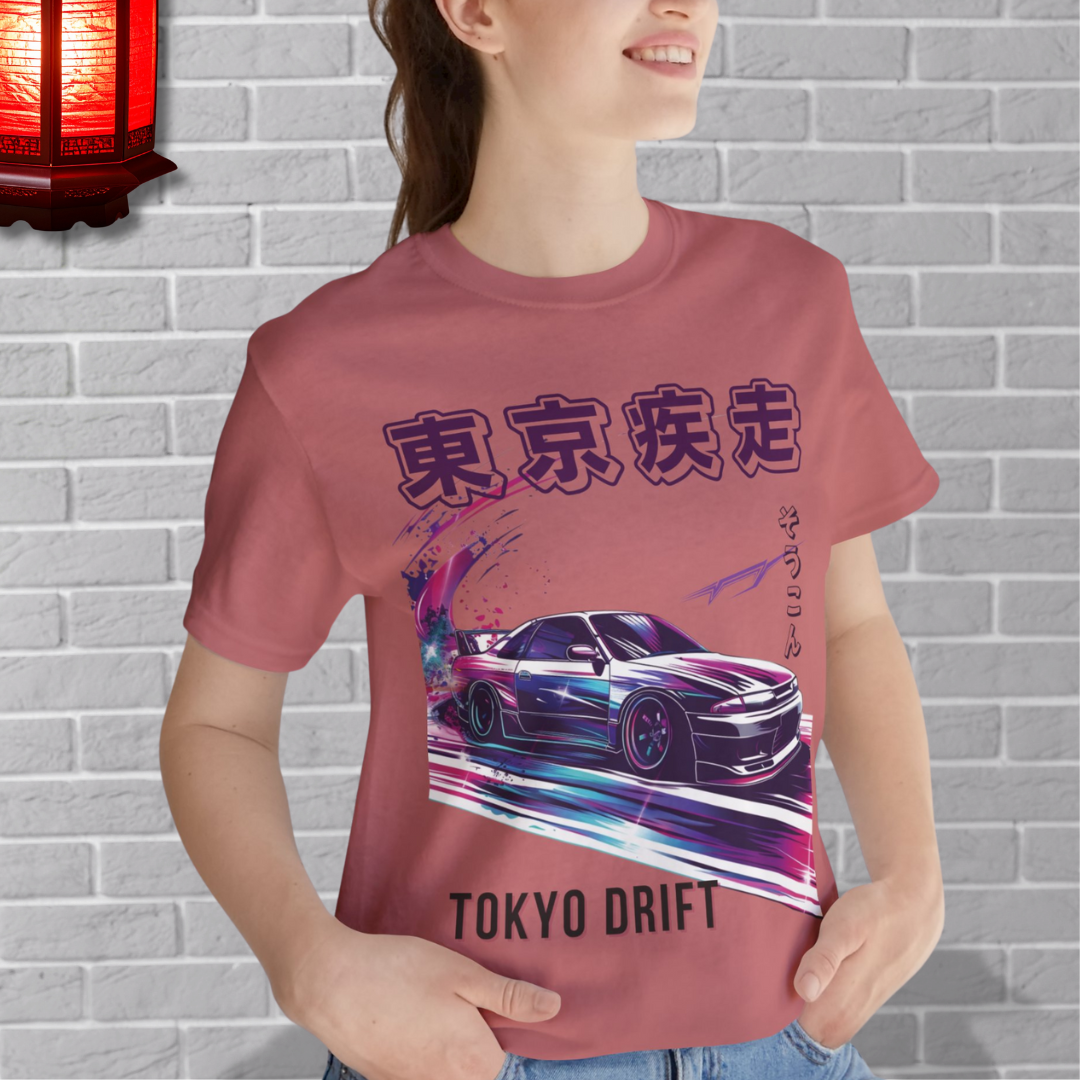 Tokyo Drift Unisex Tee, Japanese Style T-Shirt