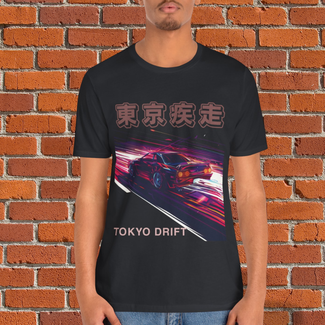 Tokyo Drift Unisex Tee, Japanese Style T-Shirt