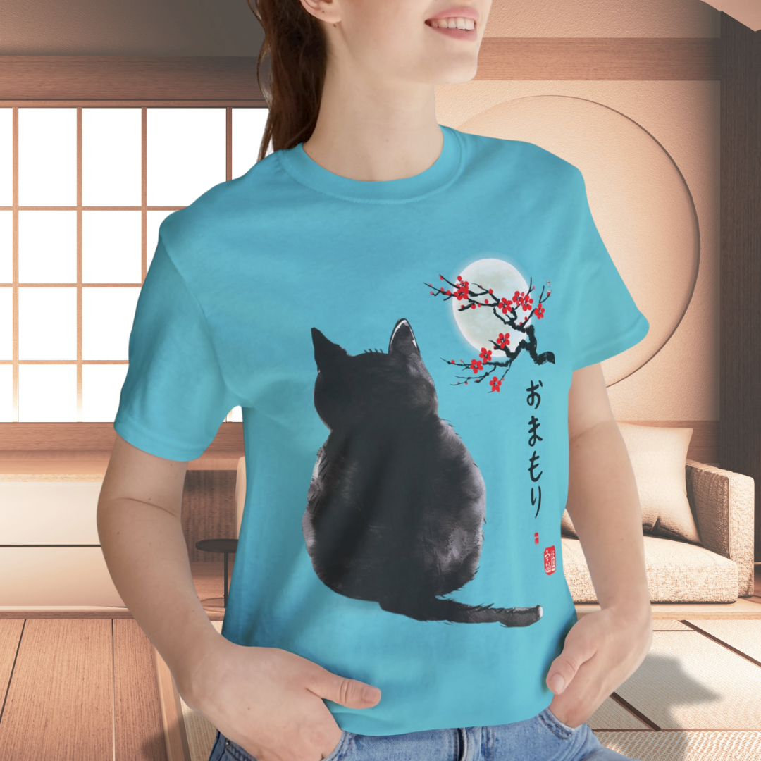 Japanese Guardian Cat Art Tee