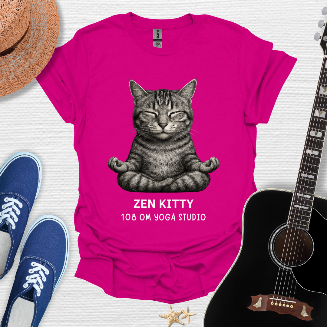 Zen Kitty Meditation Tee