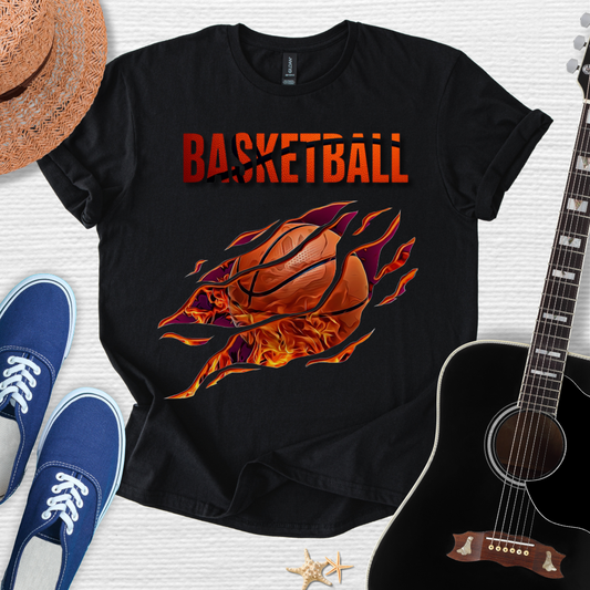 Basketball Flames Tee