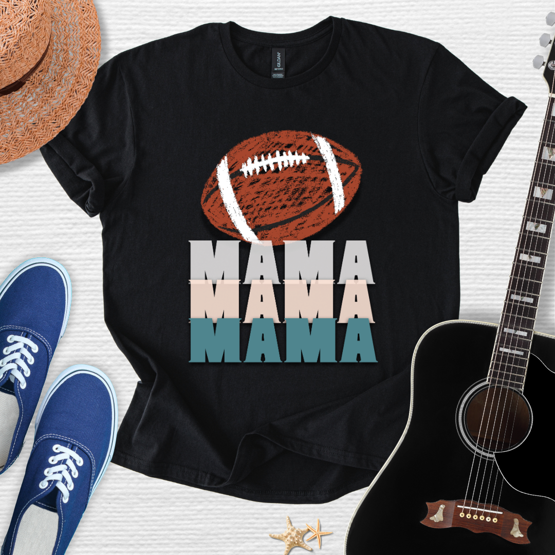 Football Fierce Mama Unisex Softstyle Tee
