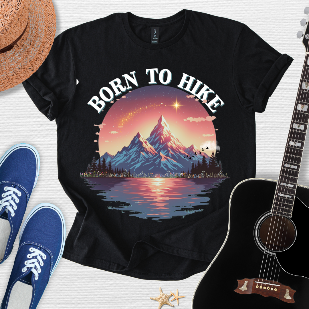 Born to Hike Unisex Softstyle Tee- Nature Lovers