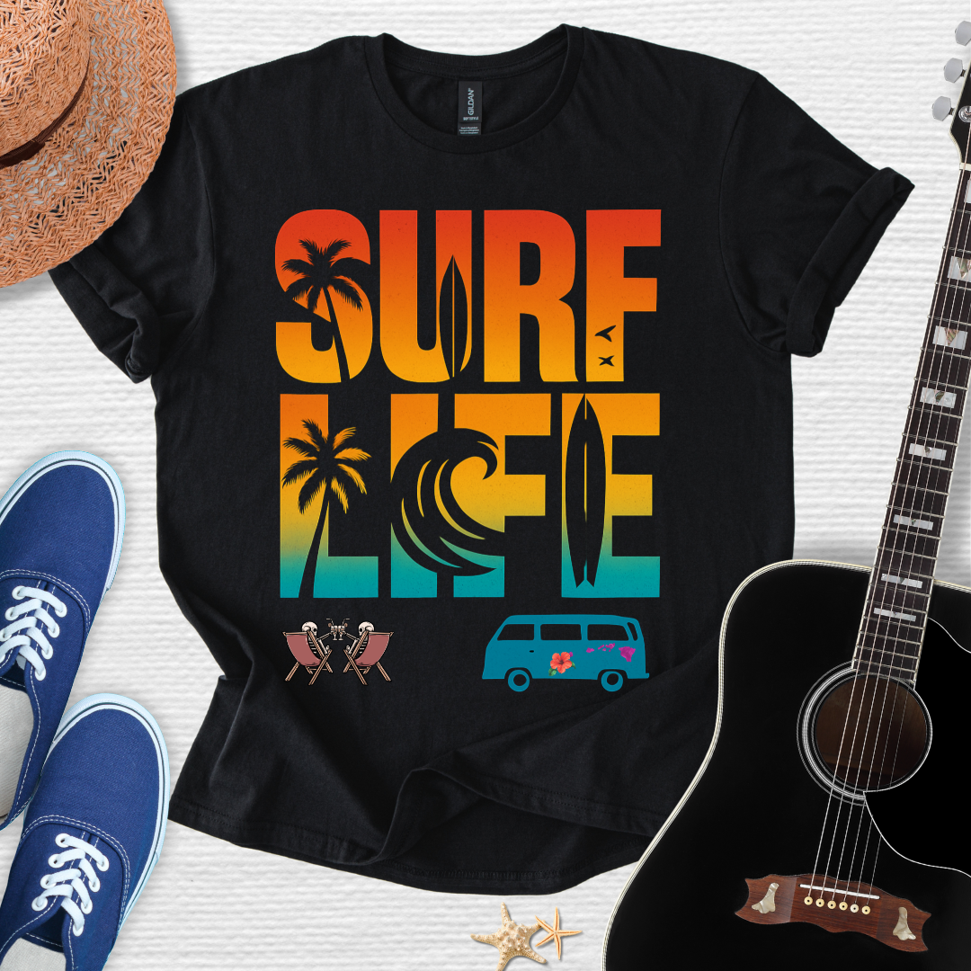 Retro Surf Life Tee