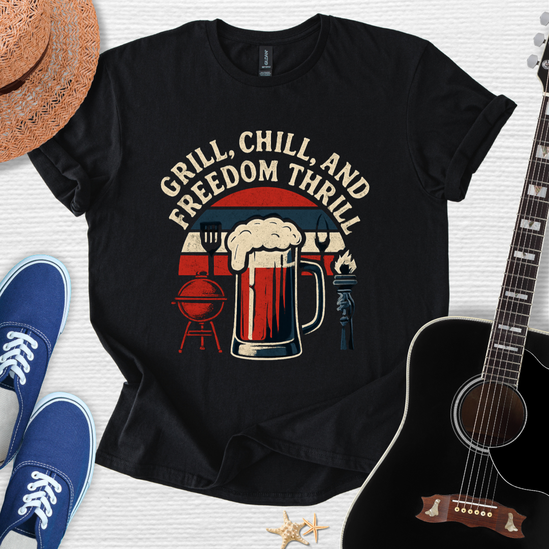 Grill Chill Freedom Tee