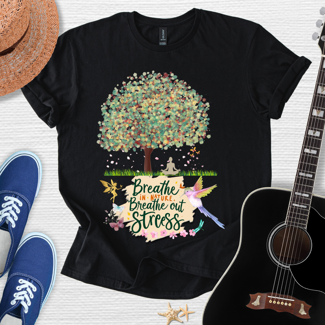 Breathe Out Stress Tee