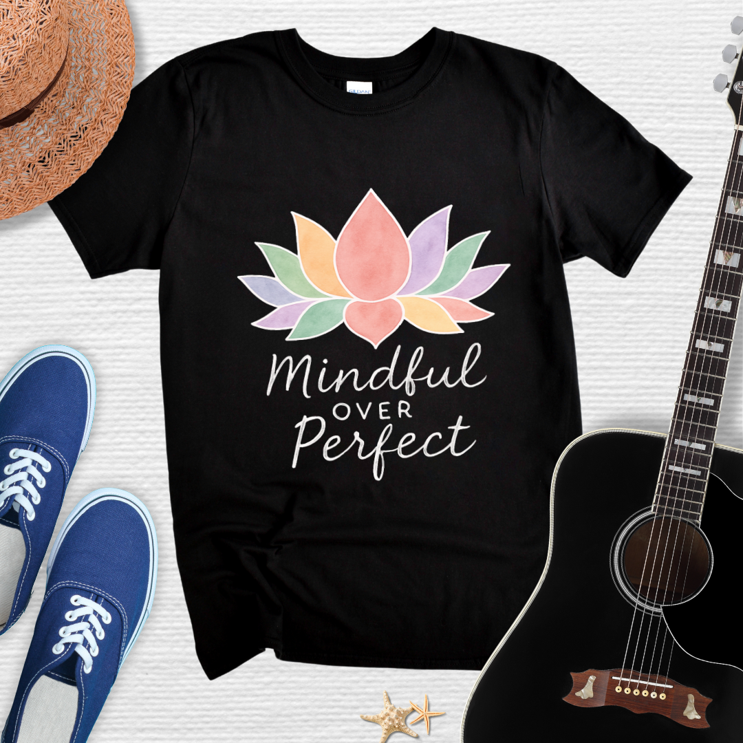 Mindful Lotus ,Inspirational Tee