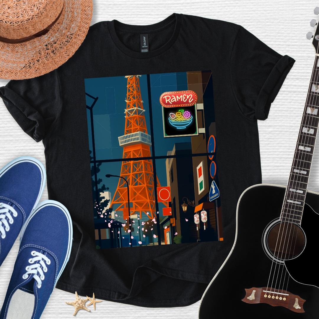 Tokyo Tower Graphic - Urban Vibes Tee