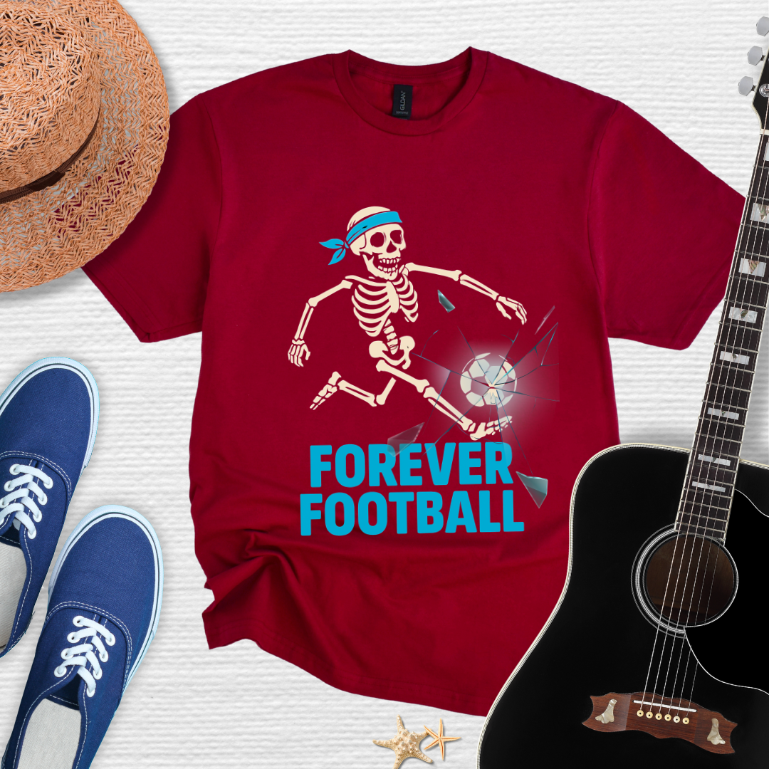 Forever Football Skeleton Tee