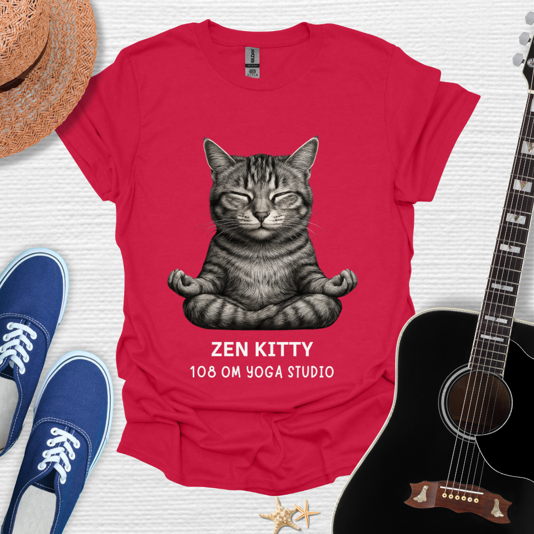 Zen Kitty Meditation Tee