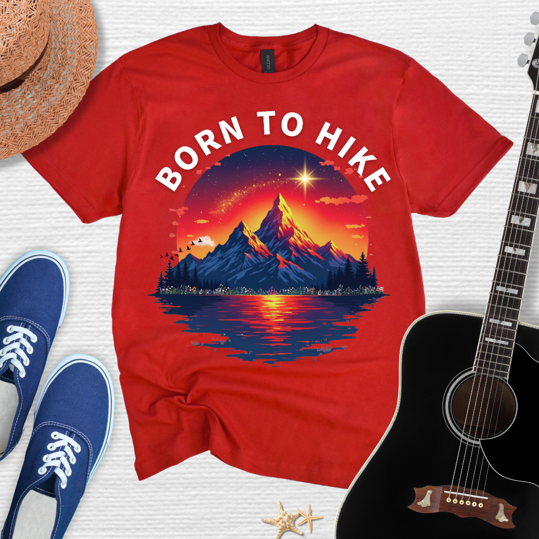 Born to Hike Unisex Softstyle Tee- Nature Lovers