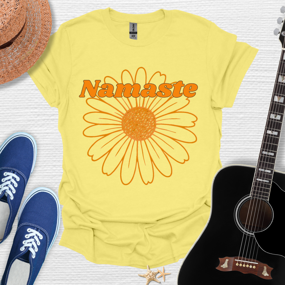 Namaste Floral & Boho Style Tee