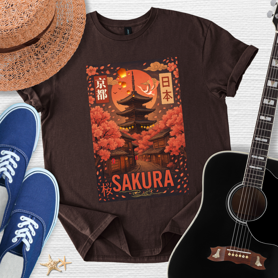 Sakura Japanese Art Unisex Tee