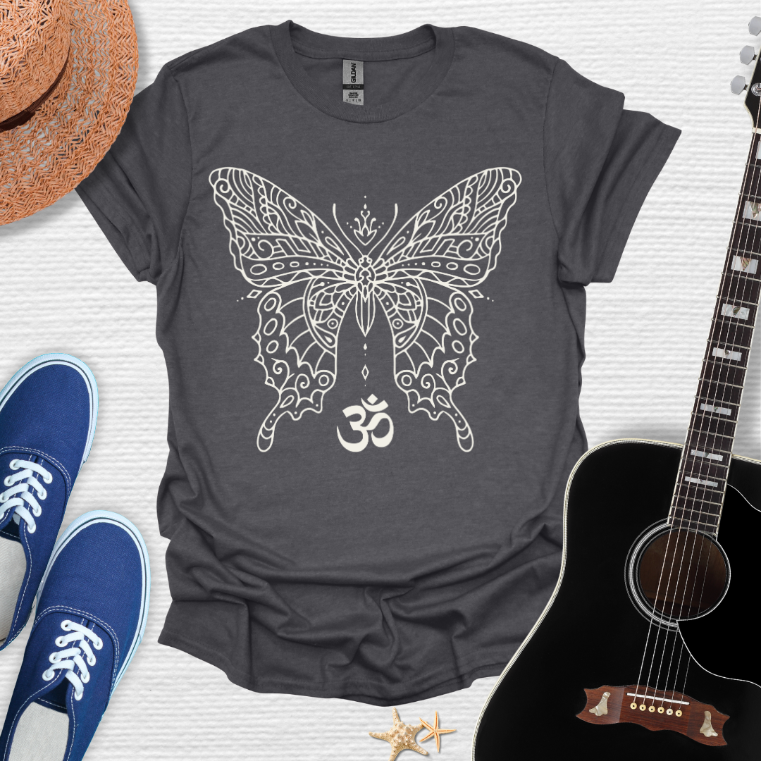 Silent Flutter  Tee β Spiritual Yoga Wear