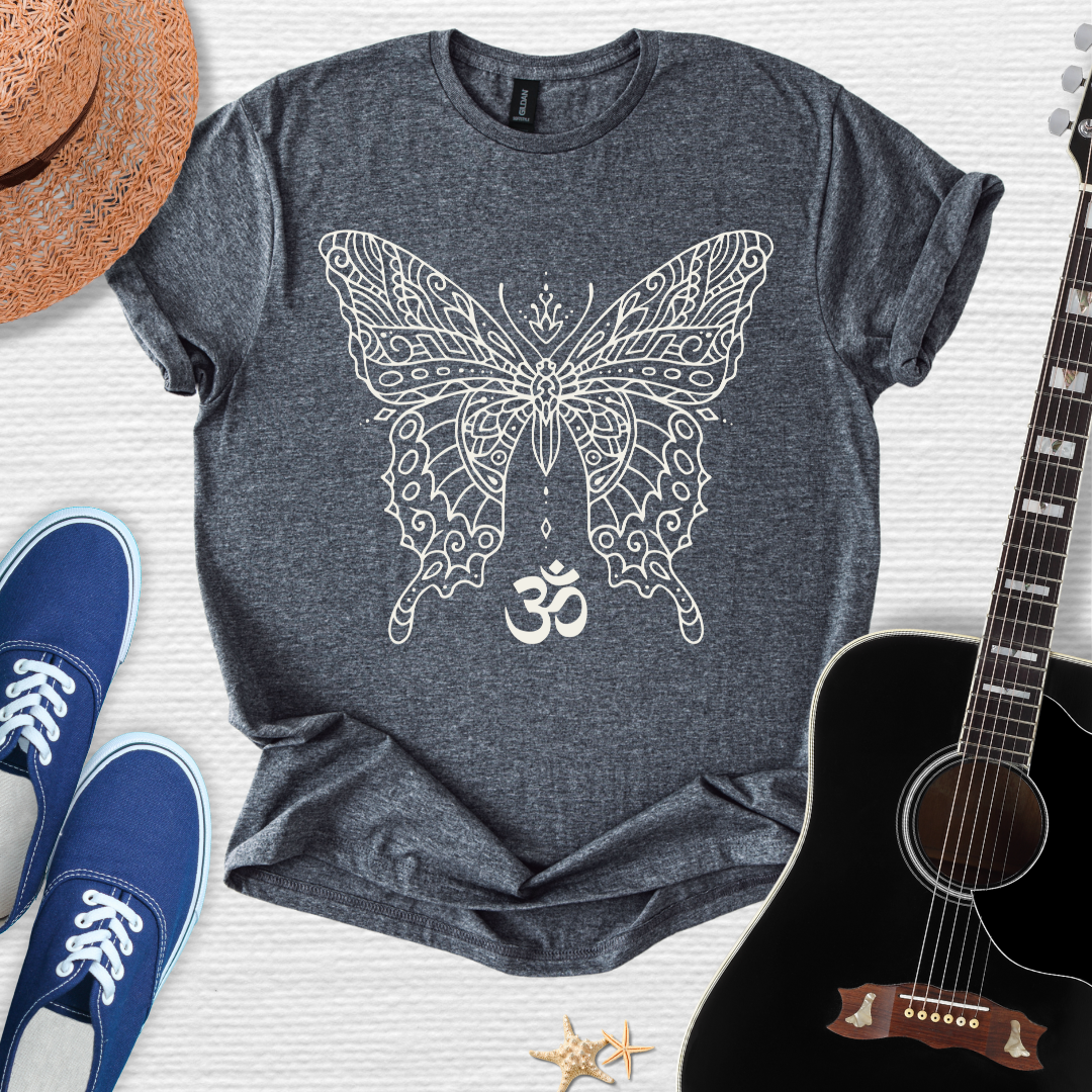 Silent Flutter  Tee β Spiritual Yoga Wear