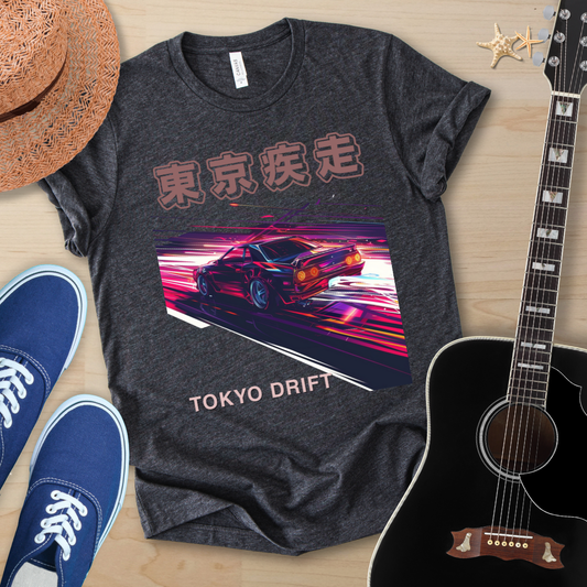 Tokyo Drift Unisex Tee, Japanese Style T-Shirt