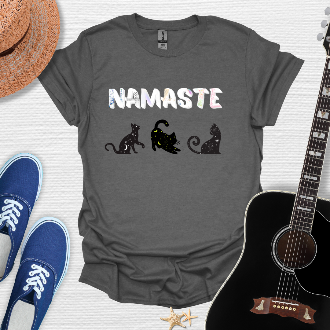 Namaste Cat Tee