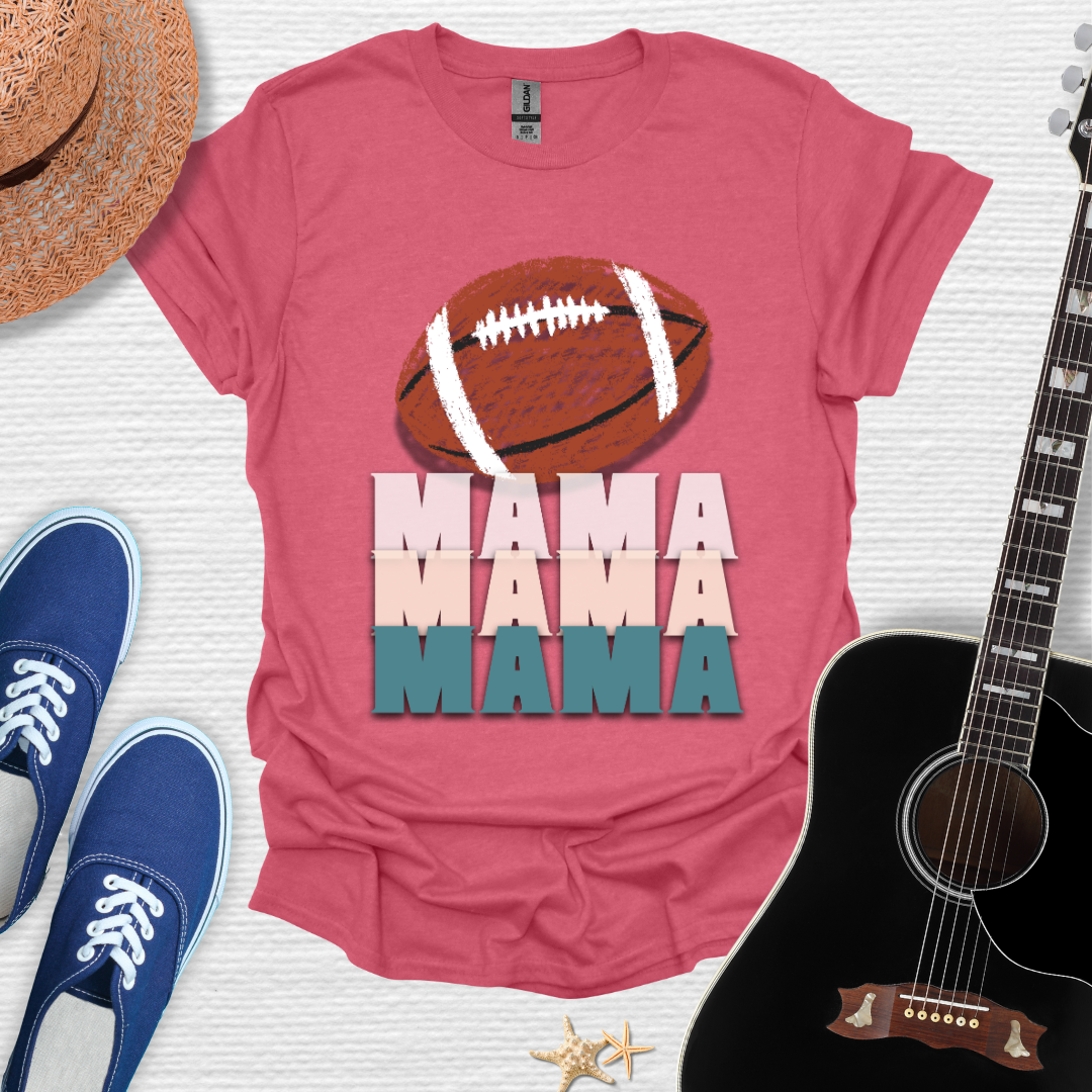 Football Fierce Mama Unisex Softstyle Tee