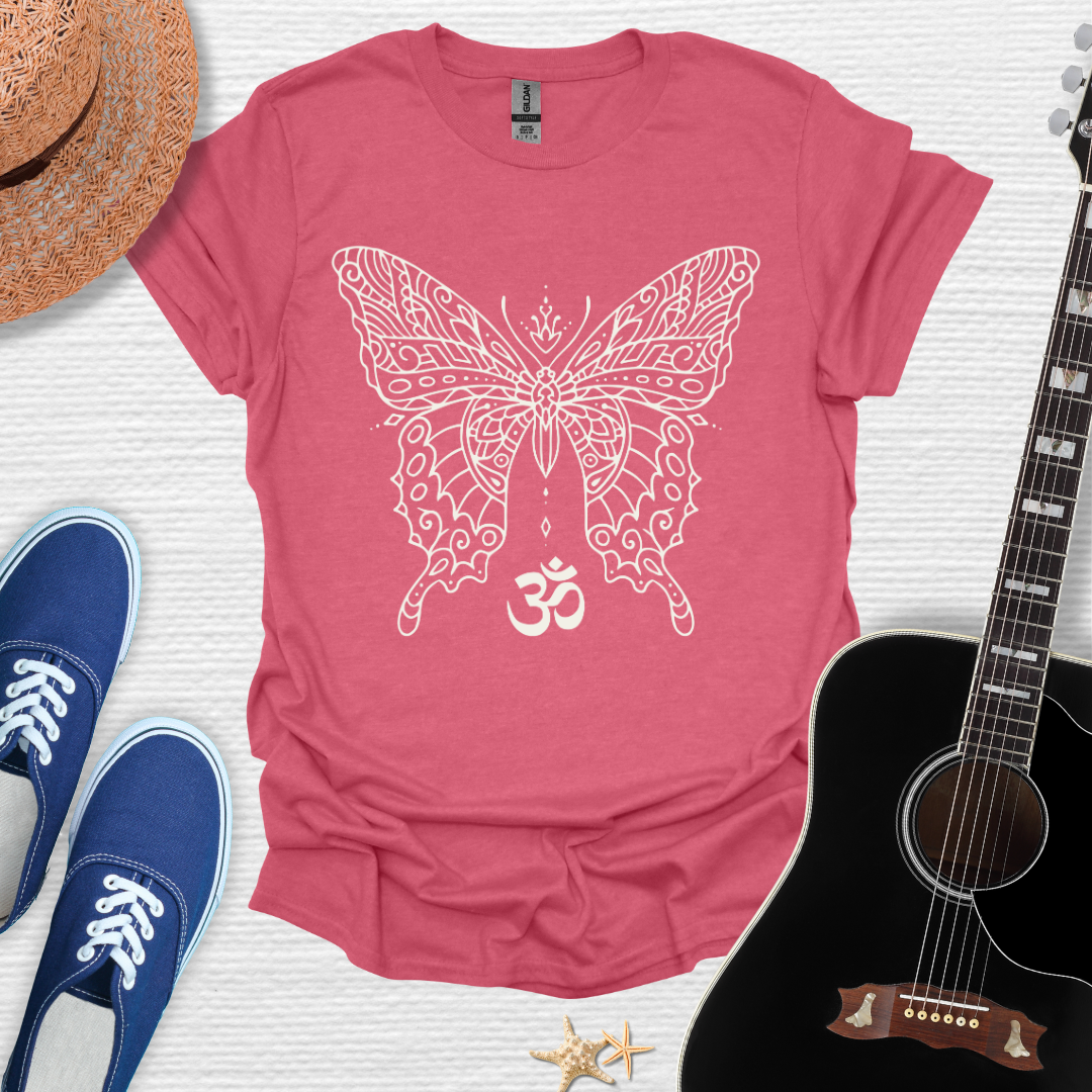 Silent Flutter  Tee β Spiritual Yoga Wear