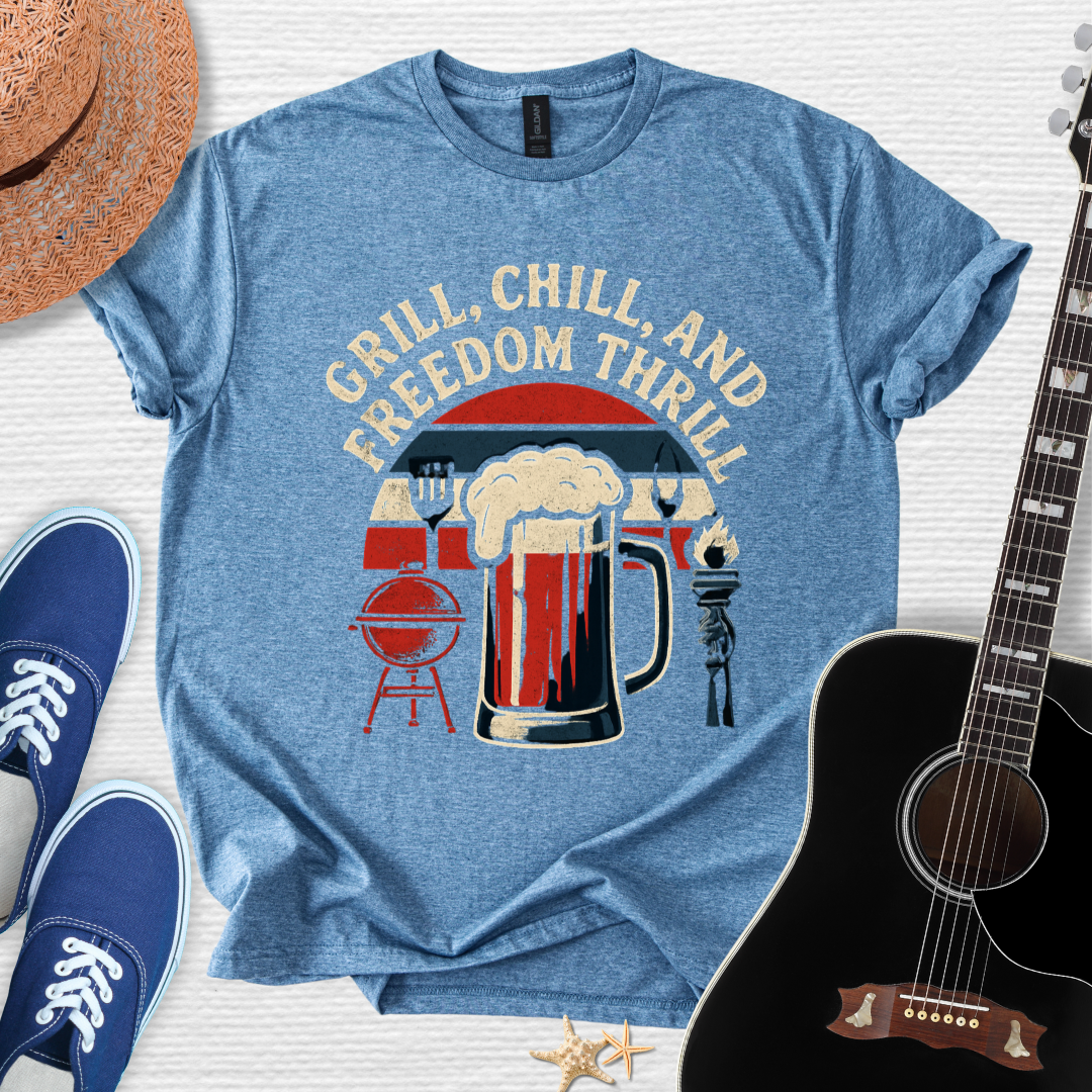 Grill Chill Freedom Tee