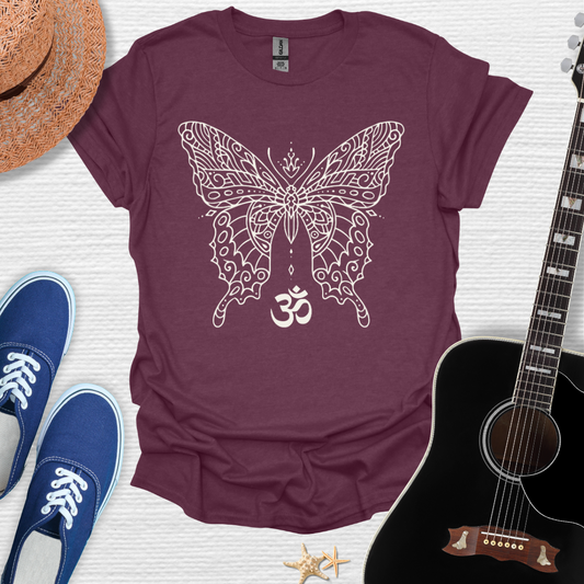 Silent Flutter  Tee – Spiritual Yoga Wear