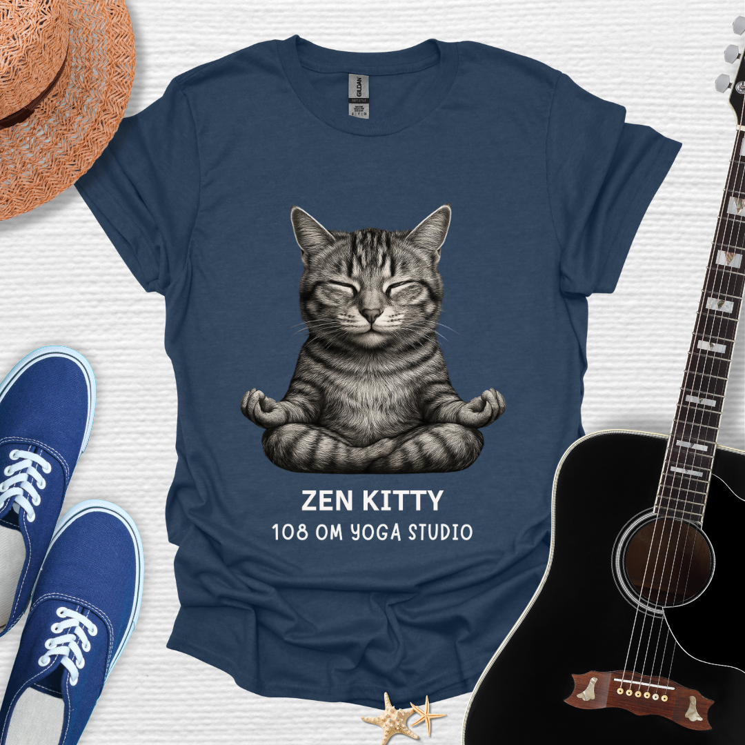 Zen Kitty Meditation Tee