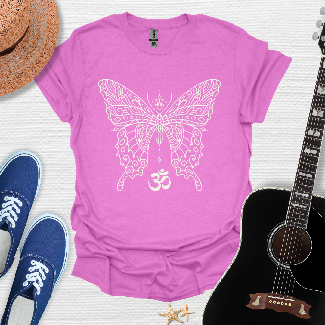 Silent Flutter  Tee β Spiritual Yoga Wear