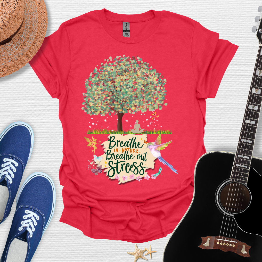Breathe Out Stress Tee