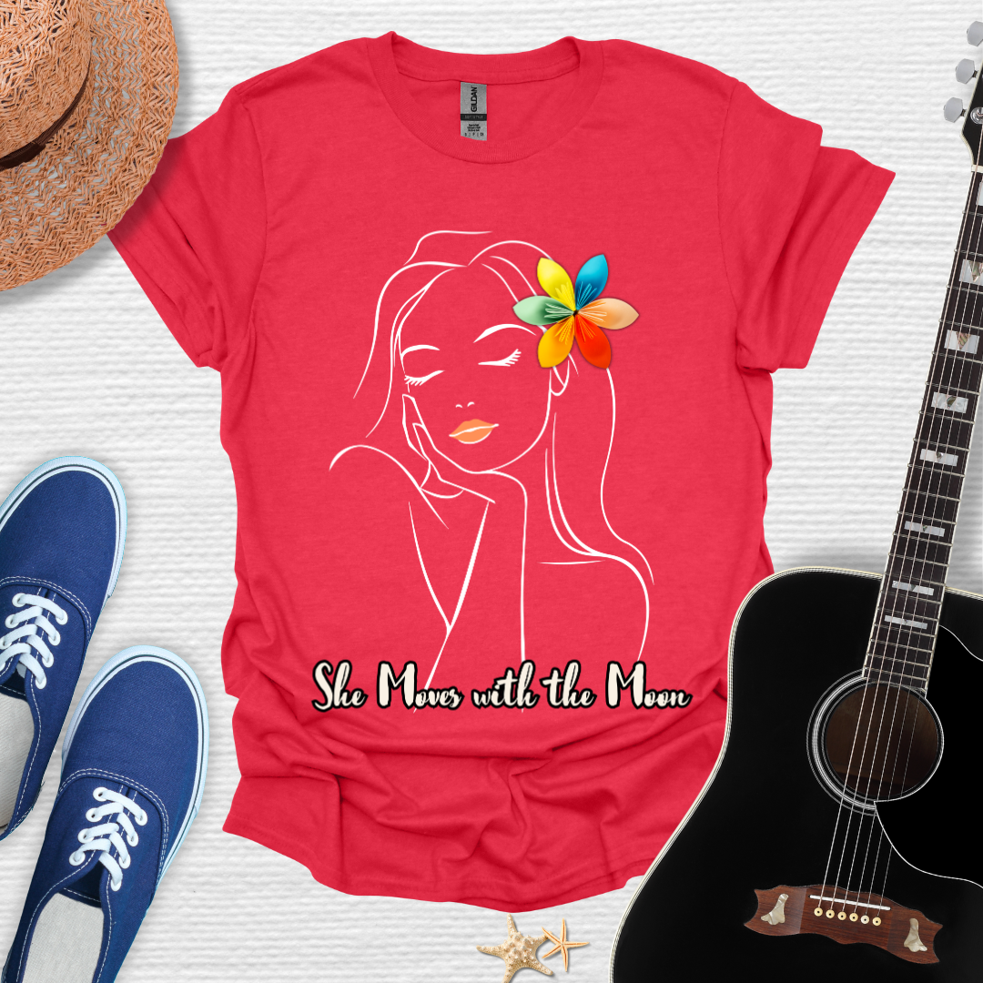 'She Moves with the Moon' Tee