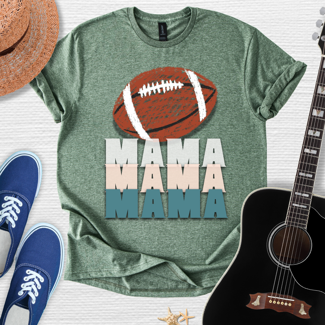 Football Fierce Mama Unisex Softstyle Tee