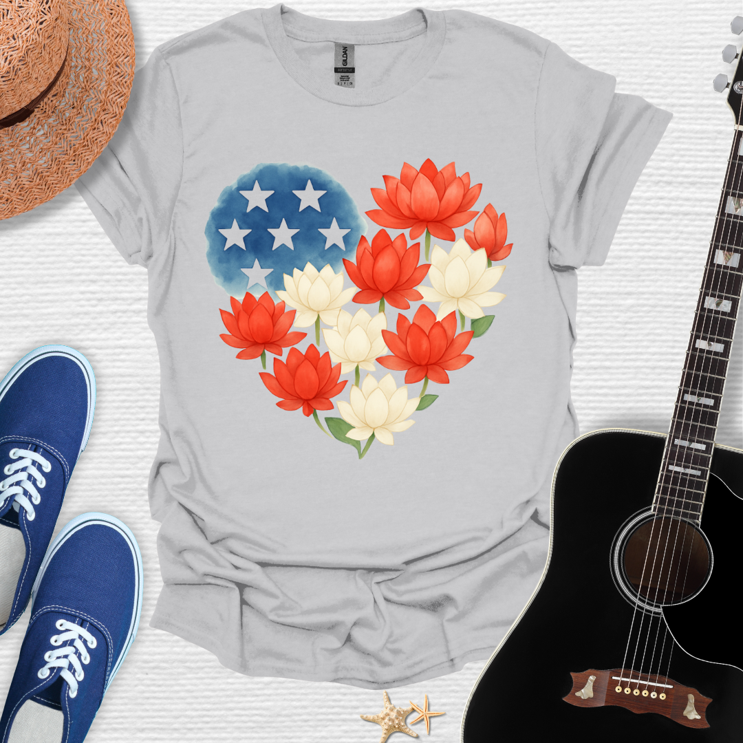 Floral Heart Tee