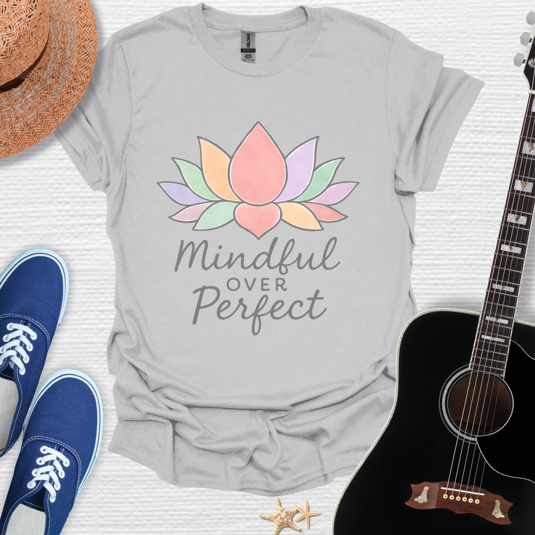Mindful Lotus ,Inspirational Tee
