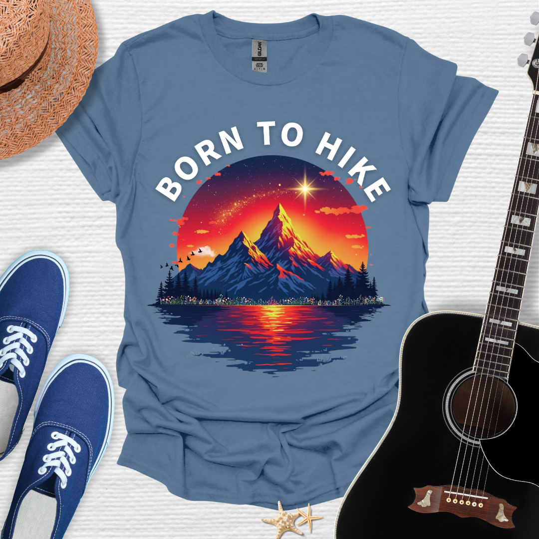Born to Hike Unisex Softstyle Tee- Nature Lovers