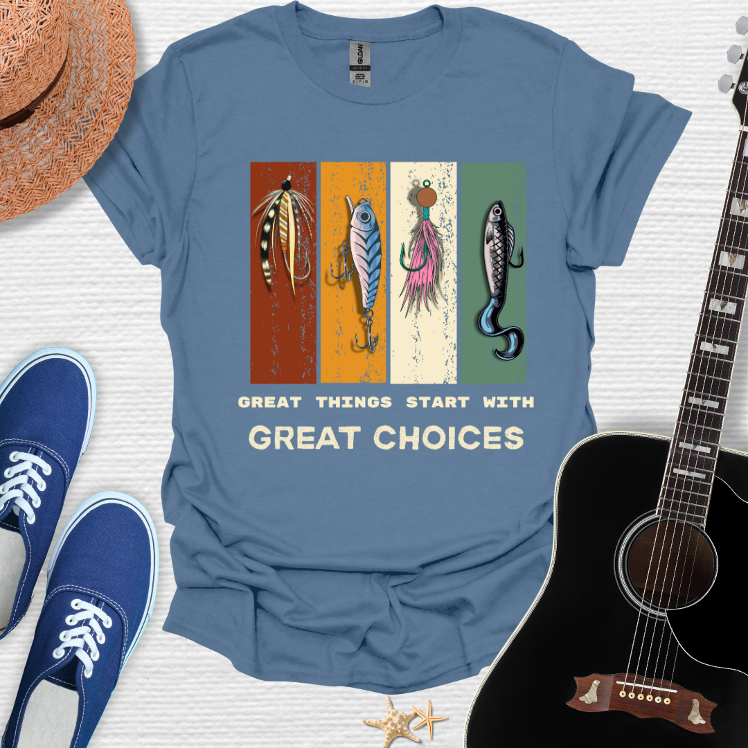 Great Baits, Great Beginnings Tee
