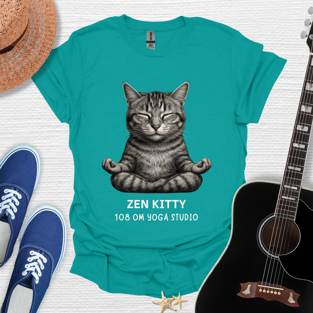 Zen Kitty Meditation Tee