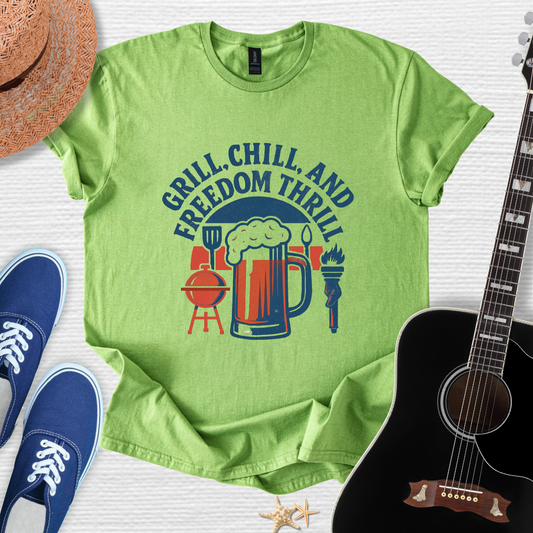 Grill Chill Freedom Tee