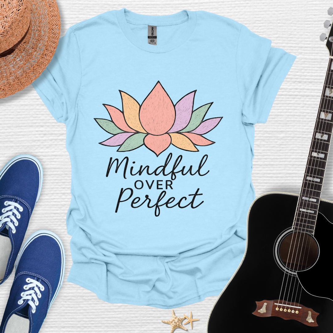 Mindful Lotus ,Inspirational Tee