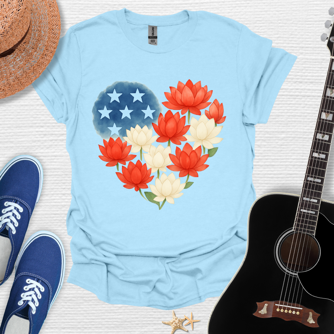 Floral Heart Tee