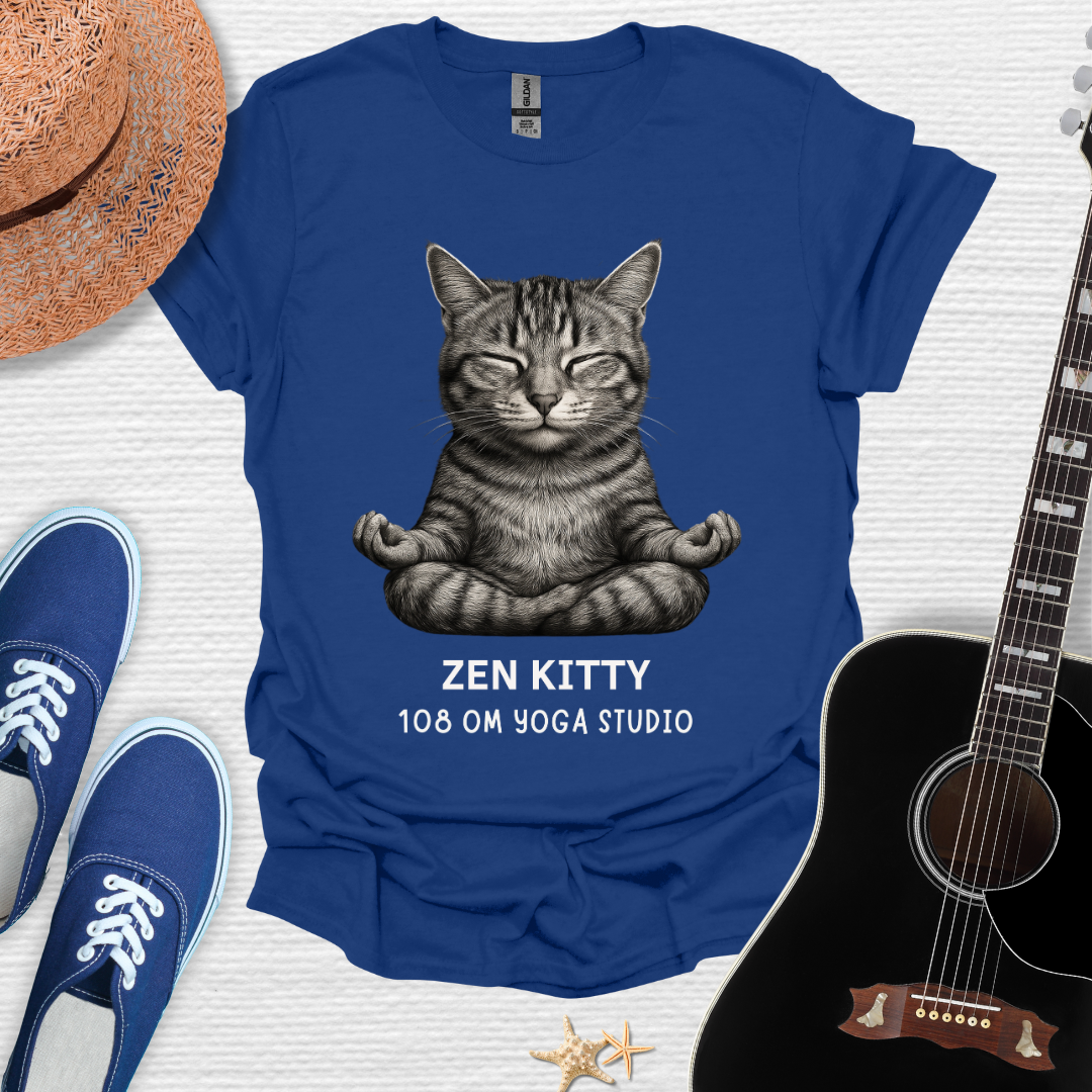 Zen Kitty Meditation Tee