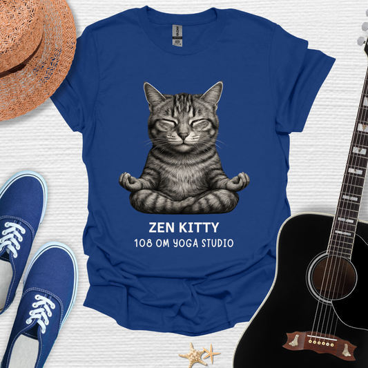 Zen Kitty Meditation Tee
