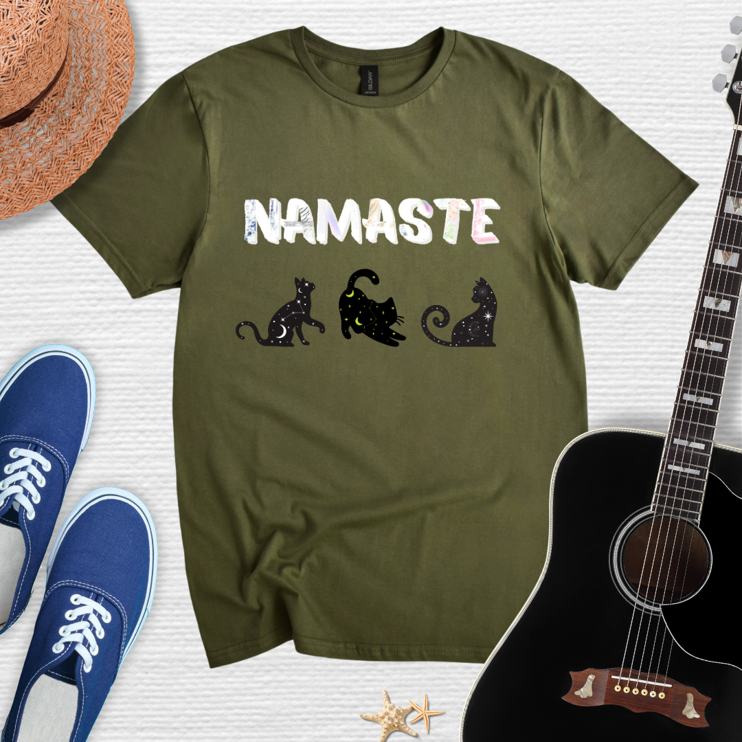 Namaste Cat Tee