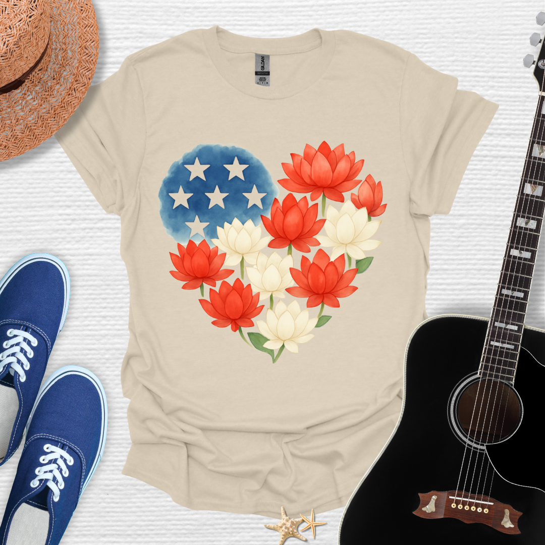 Floral Heart Tee