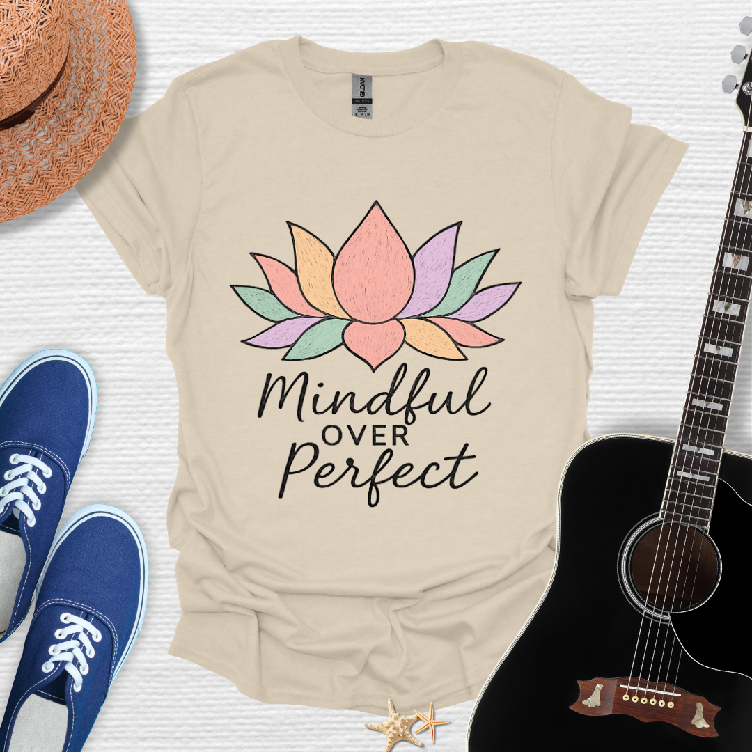 Mindful Lotus ,Inspirational Tee