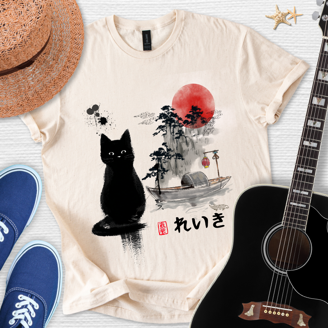 Japanese Minimal Zen Art Style Tee