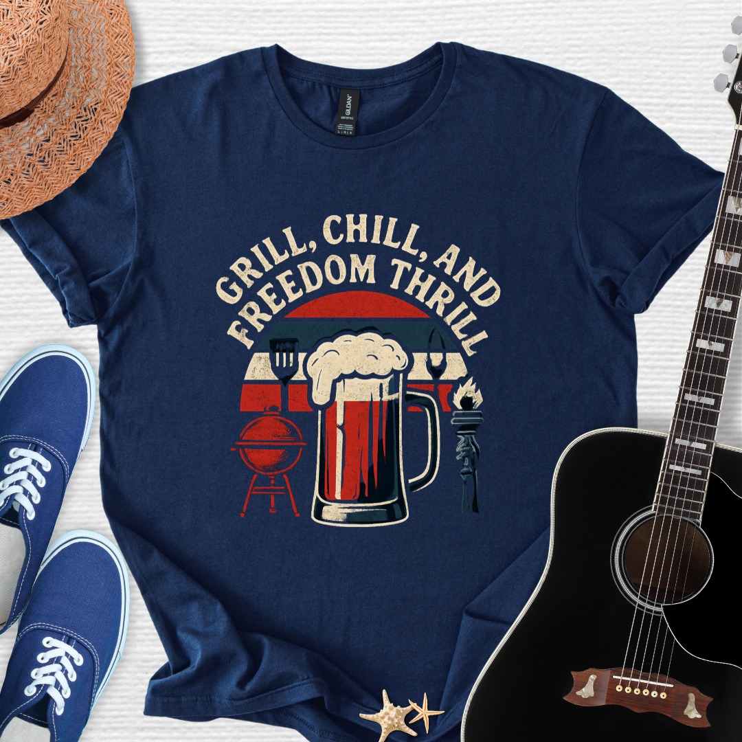 Grill Chill Freedom Tee