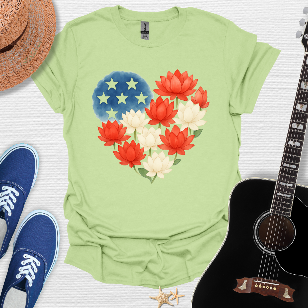 Floral Heart Tee
