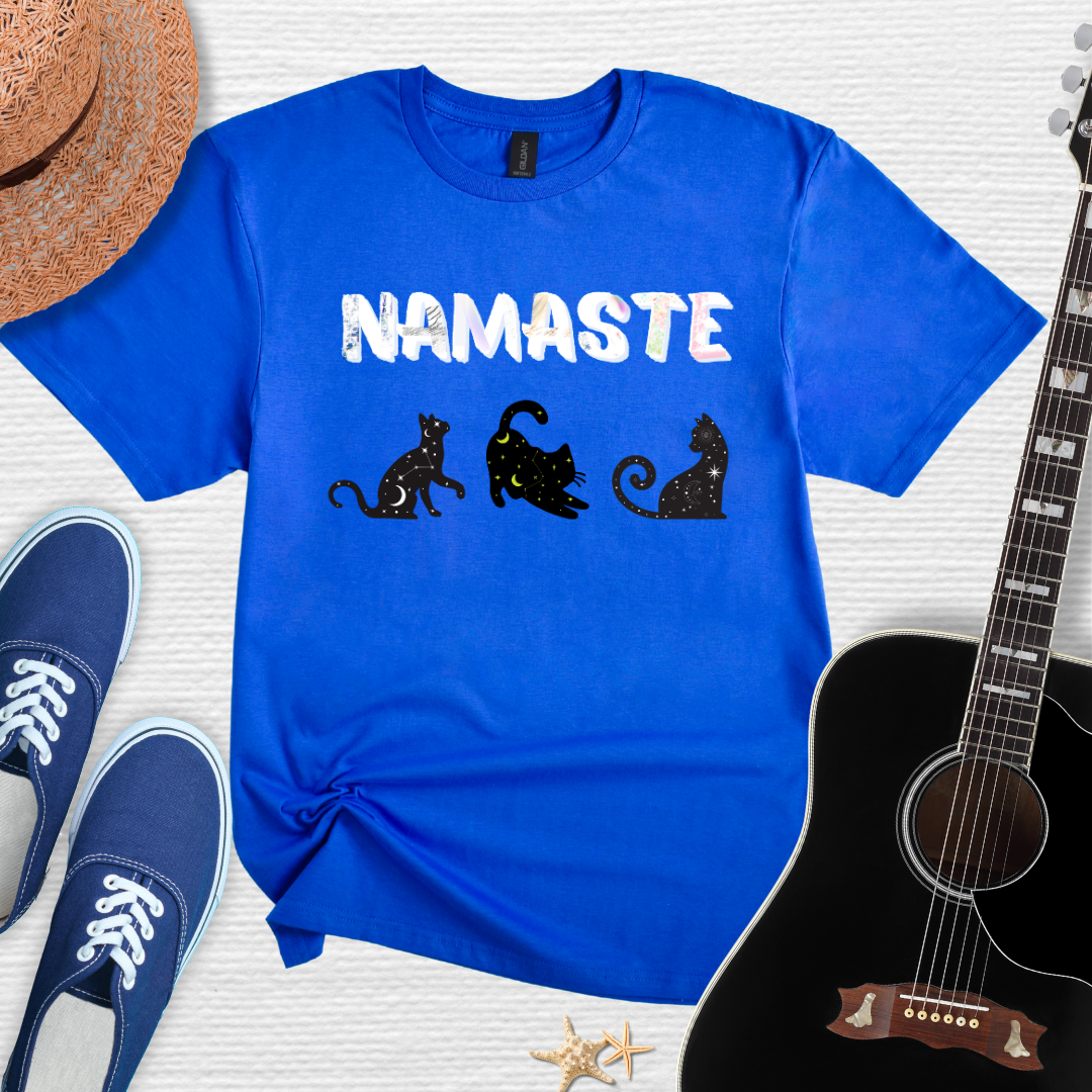 Namaste Cat Tee