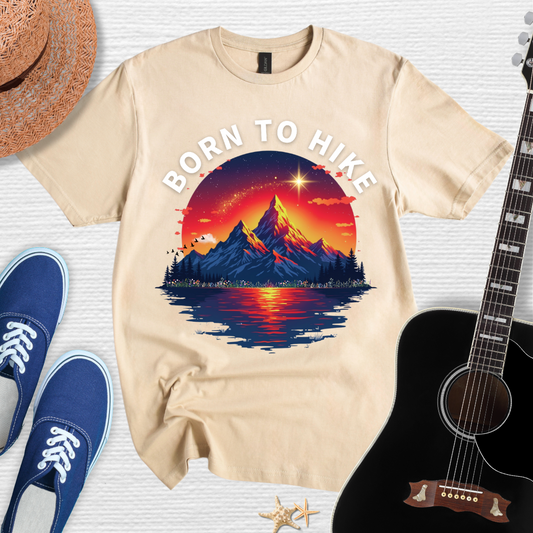 Born to Hike Unisex Softstyle Tee- Nature Lovers