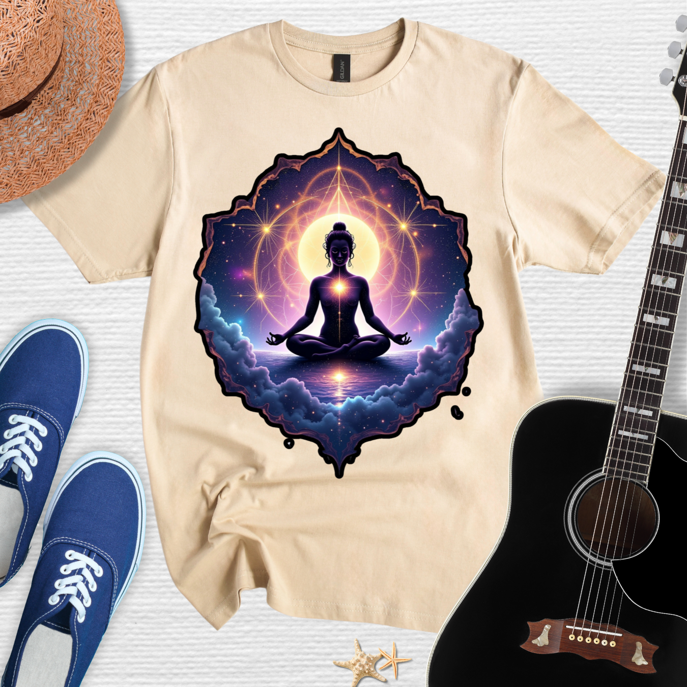 Zen Flow Unisex Softstyle Tee